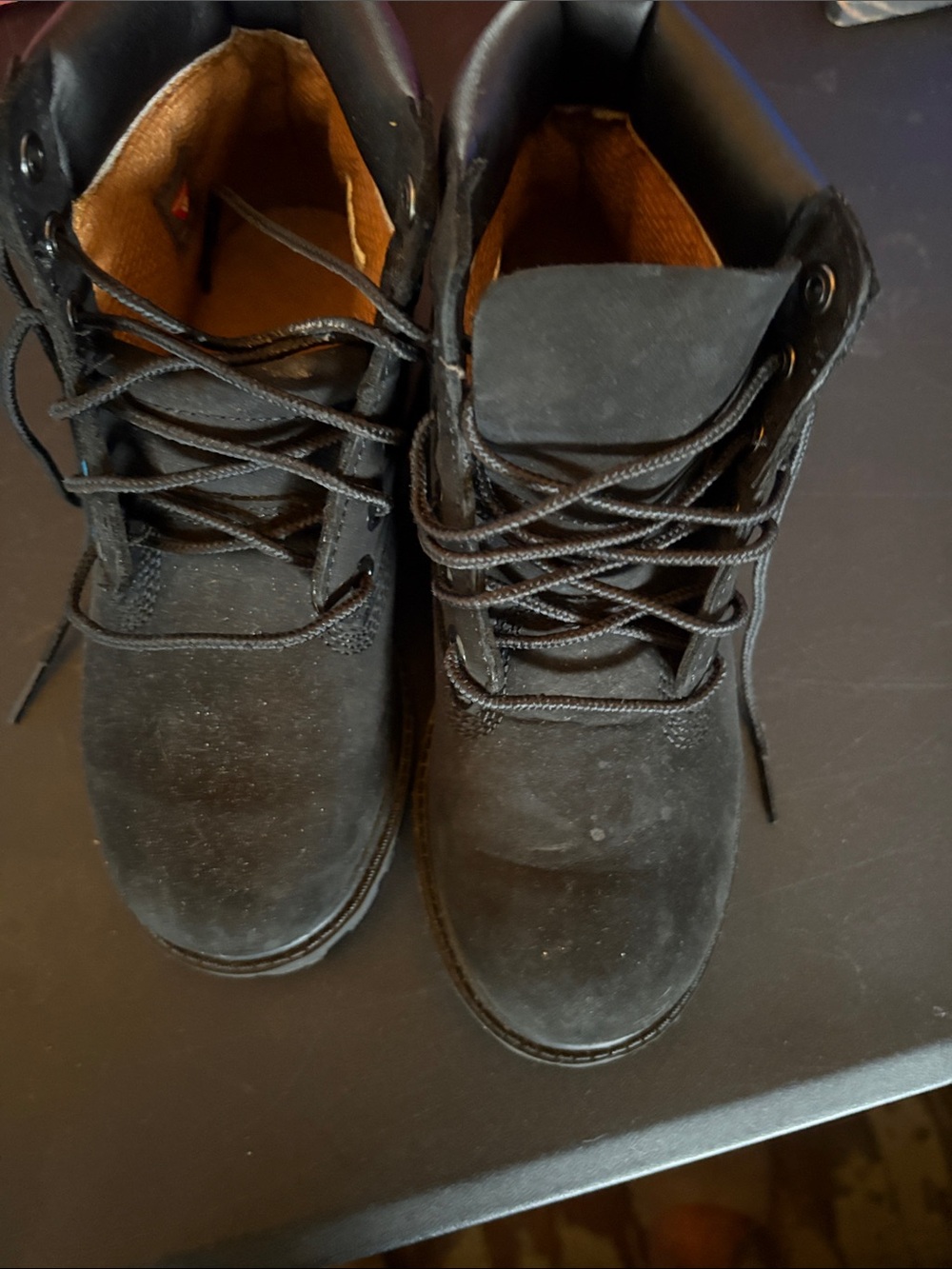 Timberland Black Men's Lace-Up Work Boots